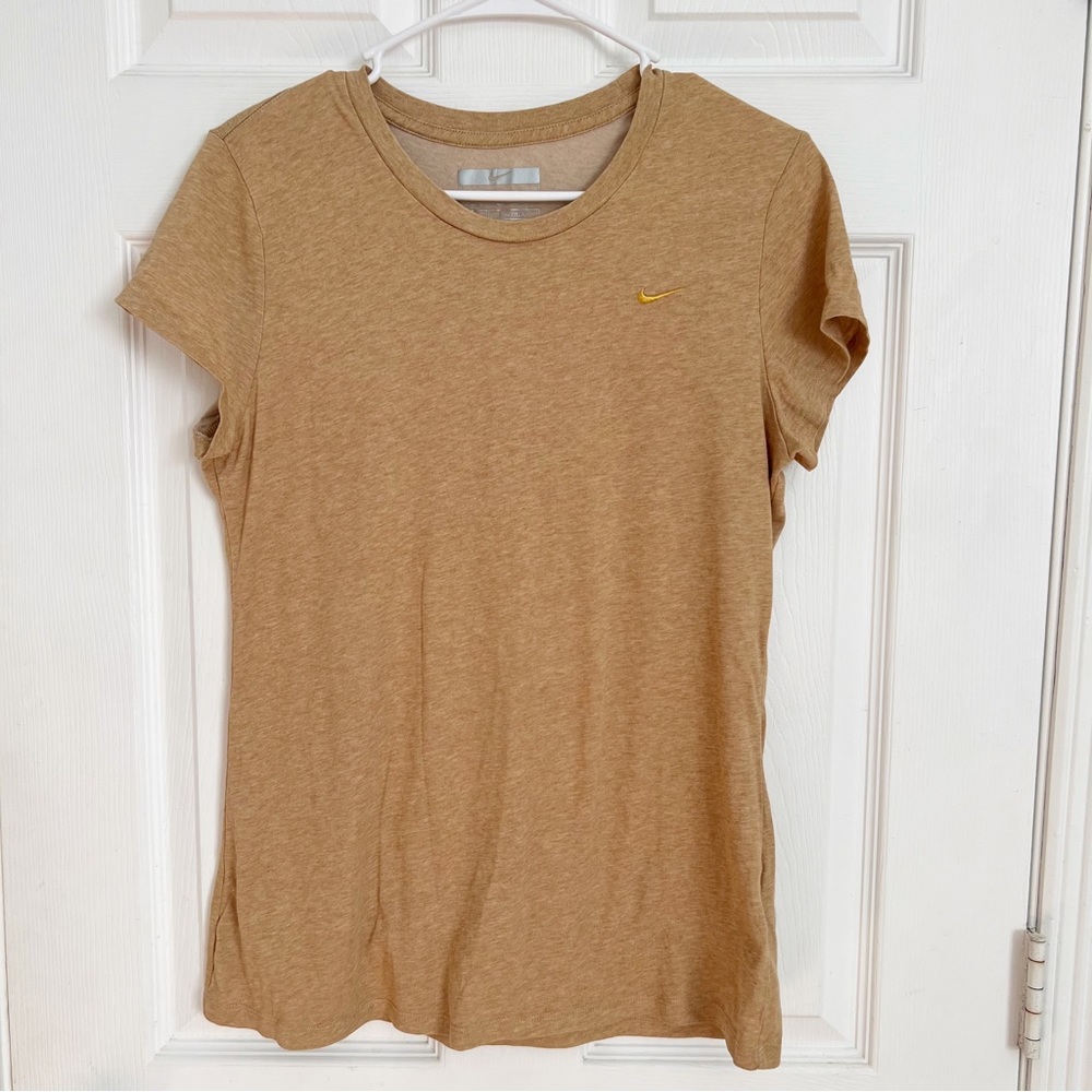 Nike Sports | Dri Fit Short Sleeve T Shirt Gold